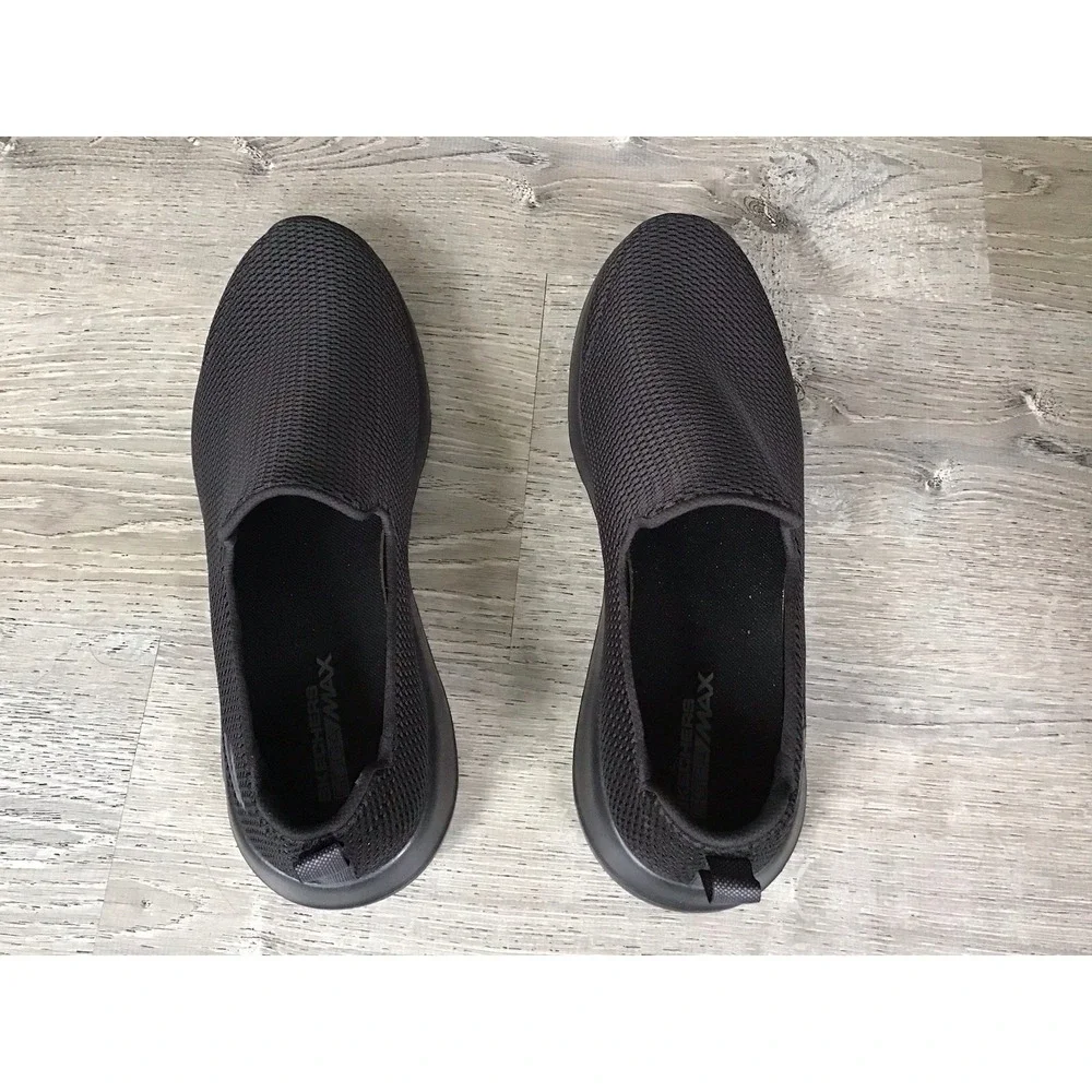 Skechers Go Walk Max Mens Size 13 Black Slip On Walking Shoes 54600 NEW